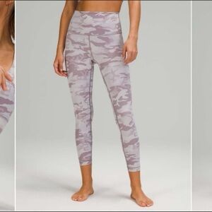 Lululemon Wunder Under High-Rise Tight 25" Incognito Camo Jacquard Ice